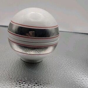 Apulum Fine Romanian  Porcelain Trinket Dish Ball Vintage